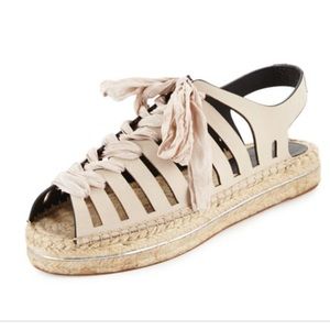 Rebecca Minkoff Gemma Lace-Up Flat Espadrille